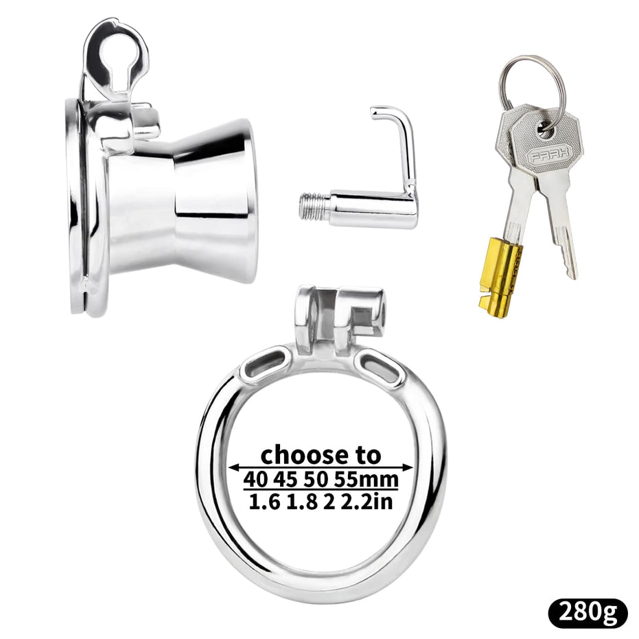 Flat Chastity Cage Chastity Belt