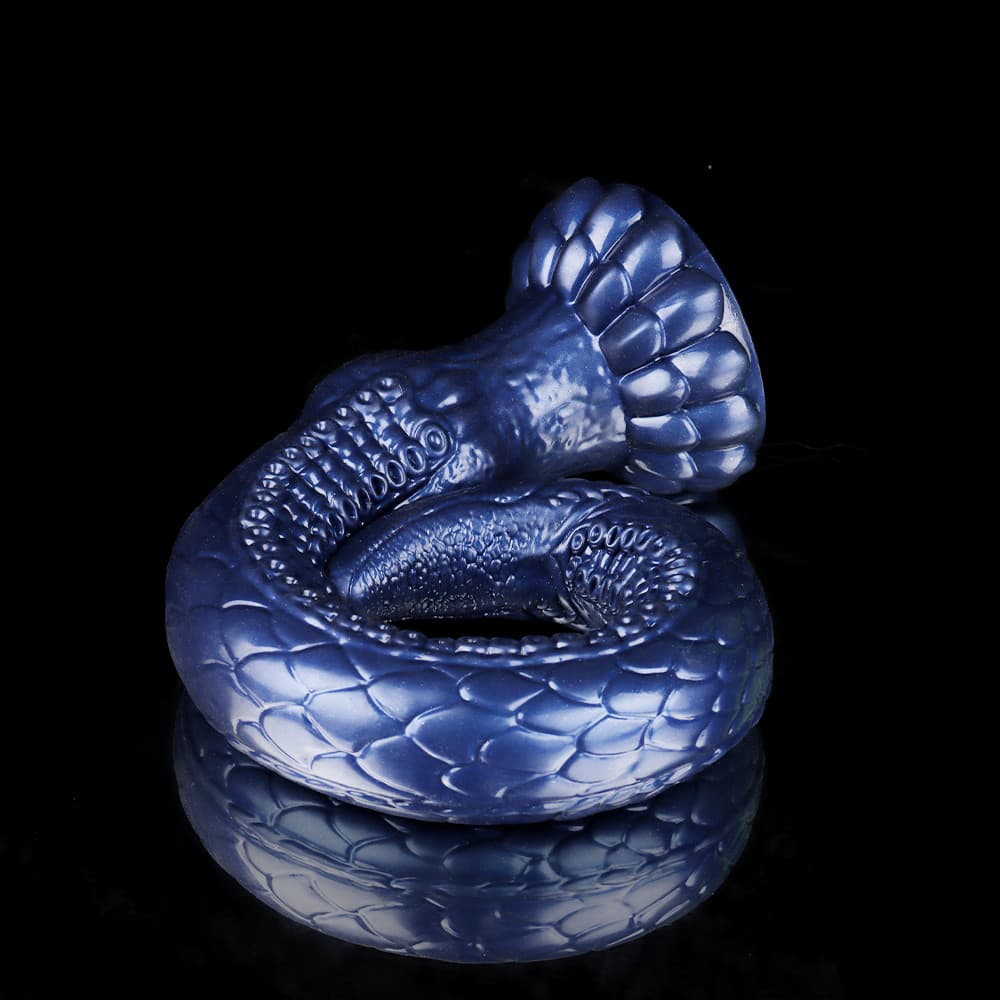 Eel Blue Oversized Tentacle Anal Plug