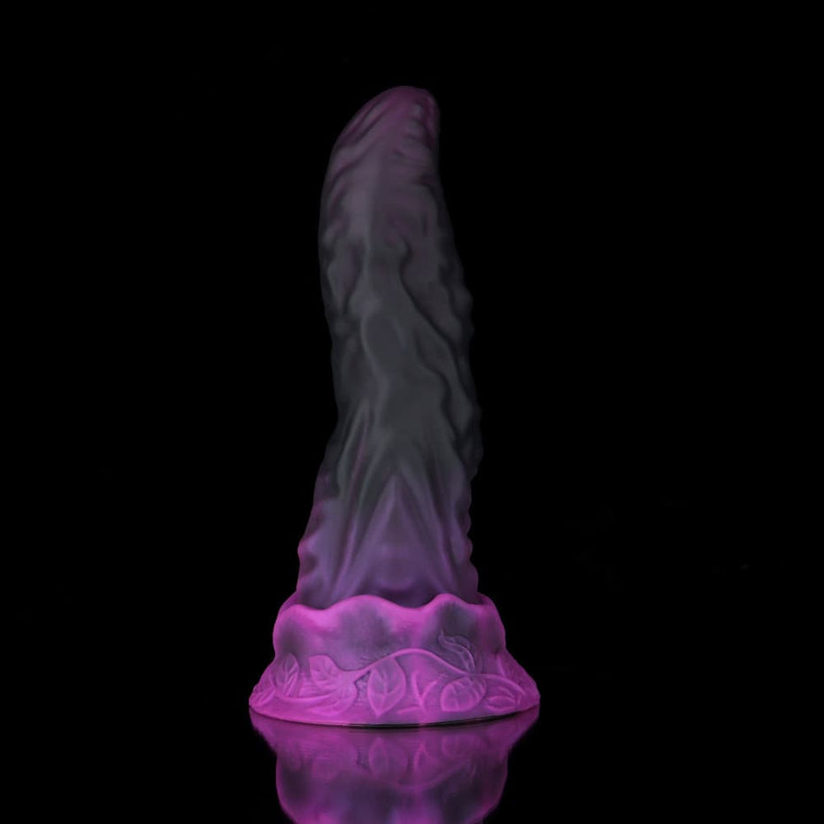Virgo Black Purple Dildo