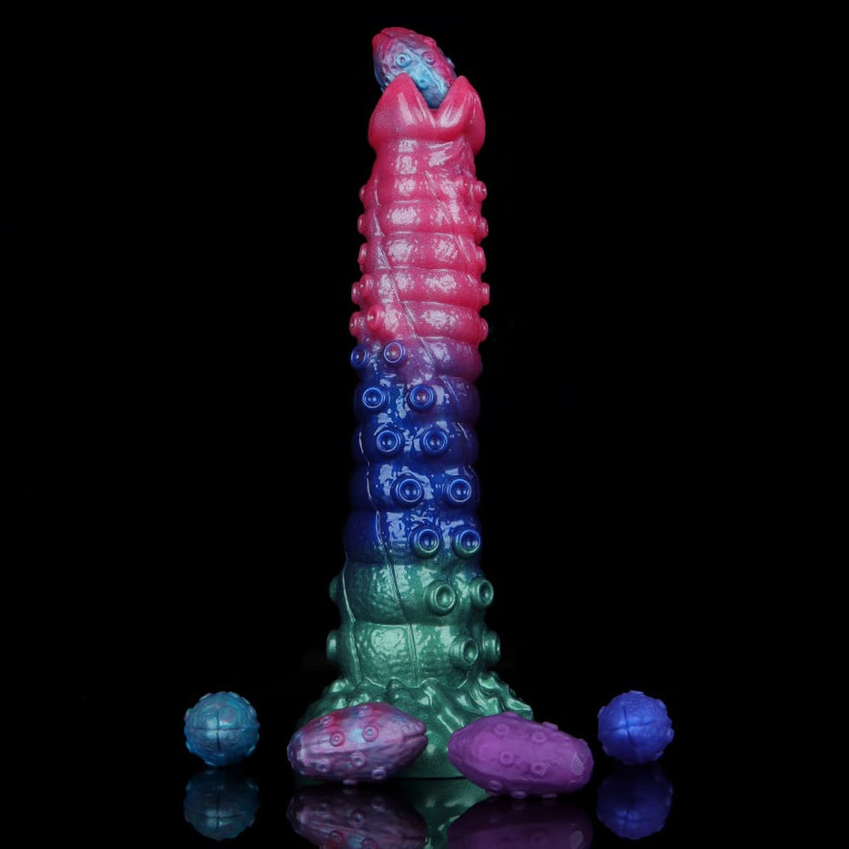 Elmo Inflatable Ovipositor Dildo（5 Eggs）