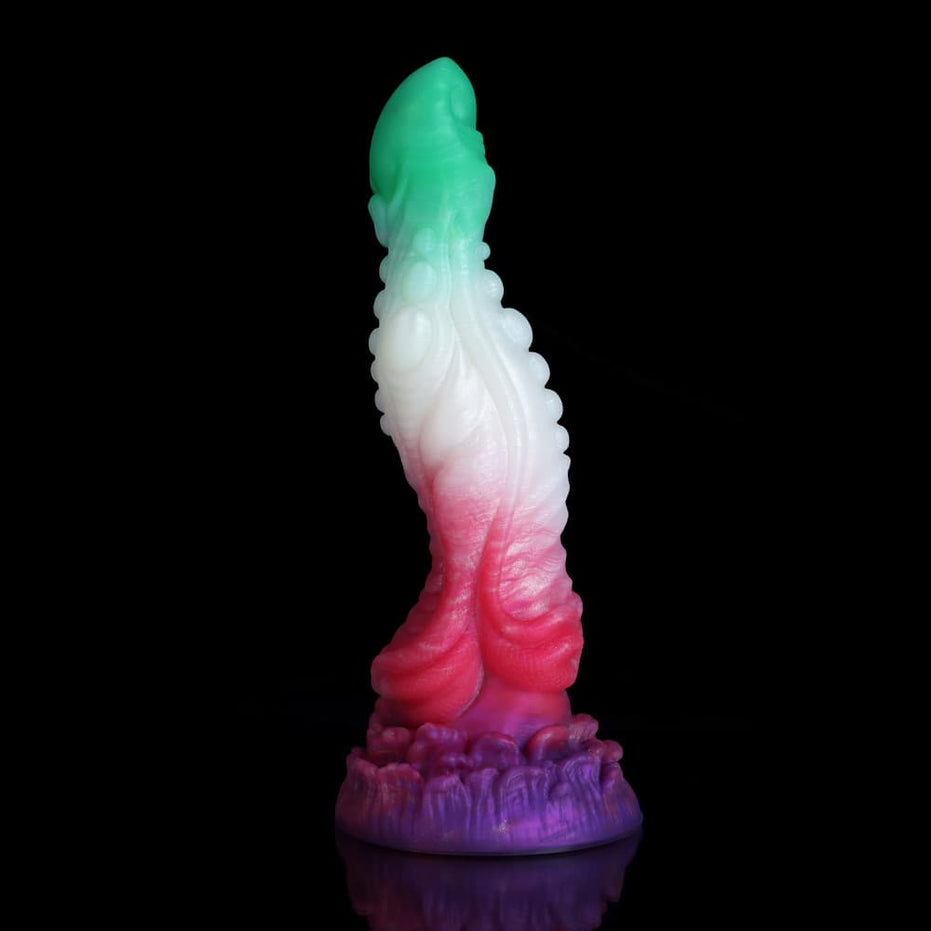 Yu Beauty Purple White Green Fantasy Dildo