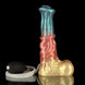 Neptune Red Blue Gold Dildo - Ejaculating Dildo