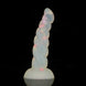Twisted Jelly Transparent Color Dildo - Luminous Dildo