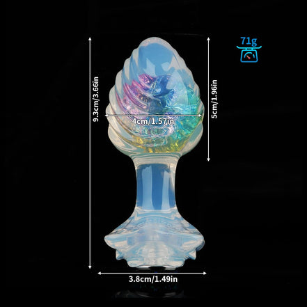 Wave Crystal Butt Plugs (Optional Accessories)