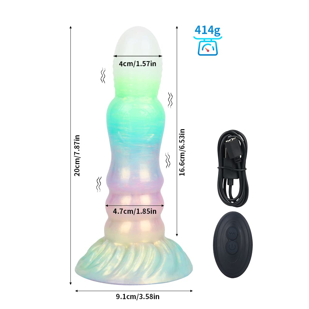Vajra Bell Luminous Electric Dildo