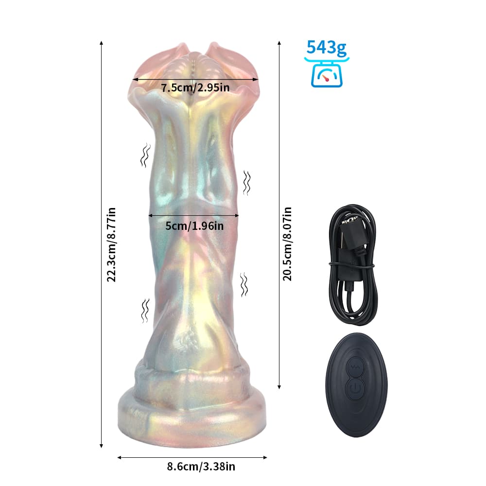Cannibal Rainbow Electric Dildo