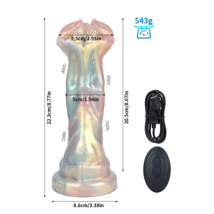 Cannibal Rainbow Electric Dildo