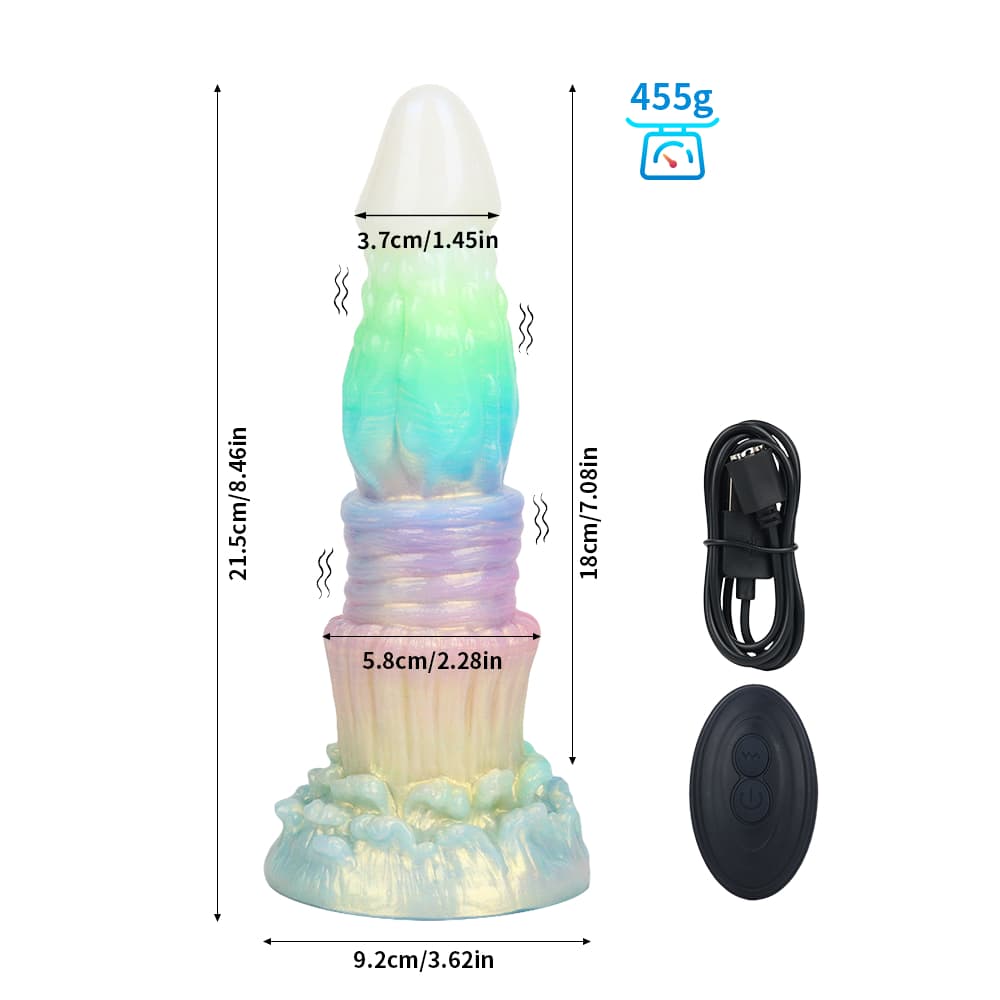 Spike Luminous Electric Dildo