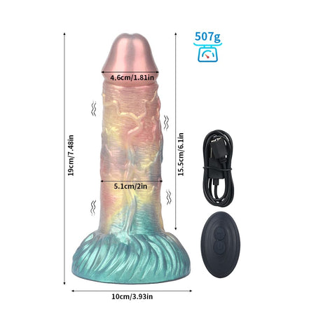 Juniper Rainbow Electric Dildo