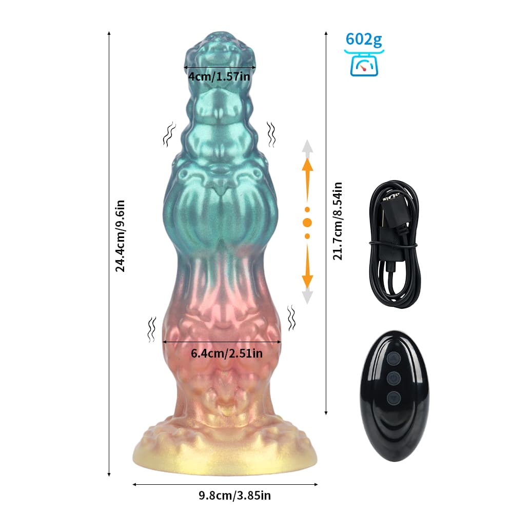 Dog Rainbow Thrusting Electric Dildo