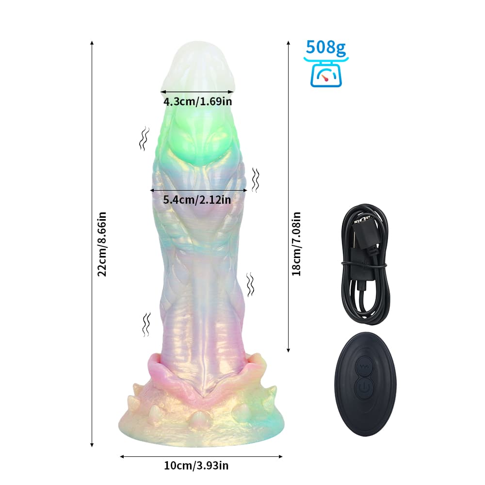 Alien Lunimious Electric Dildo
