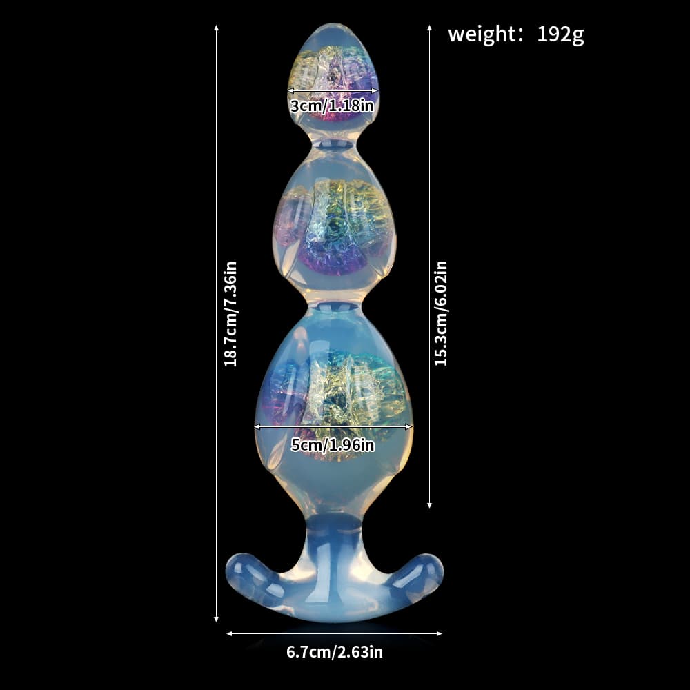 Ear Three Crystal Butter Plug