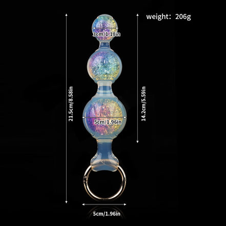 Bean Pods Three Crystal Butter Plug