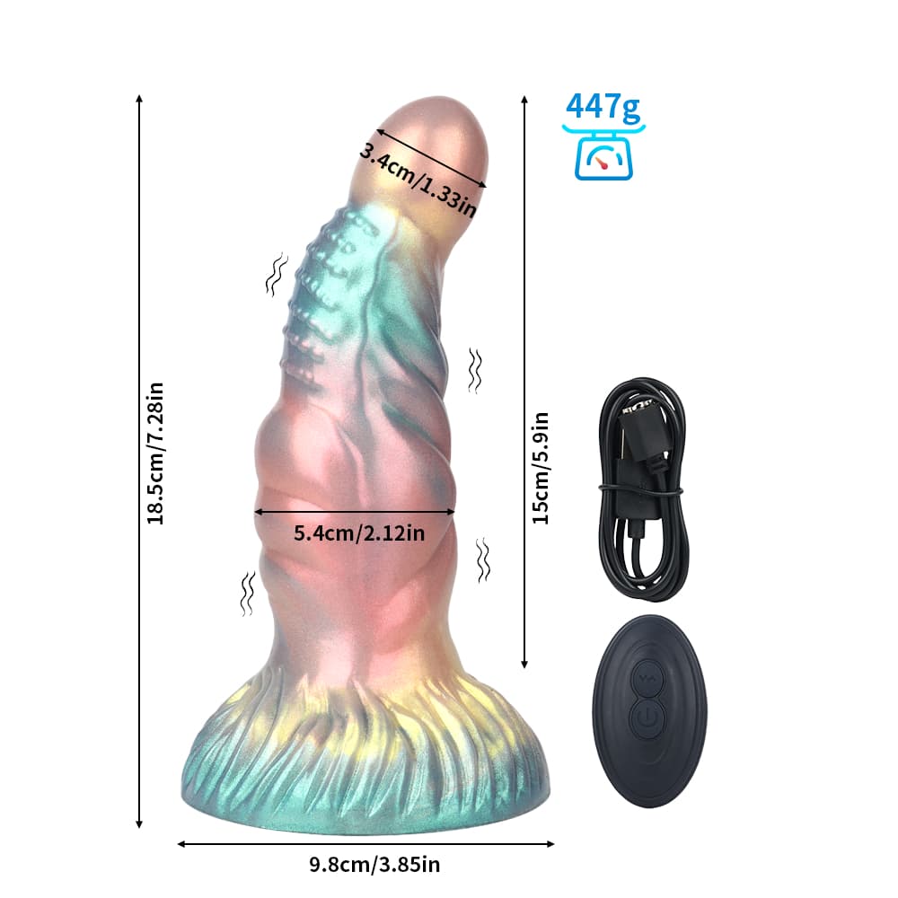 Gilt Hammer Rainbow Electric Dildo