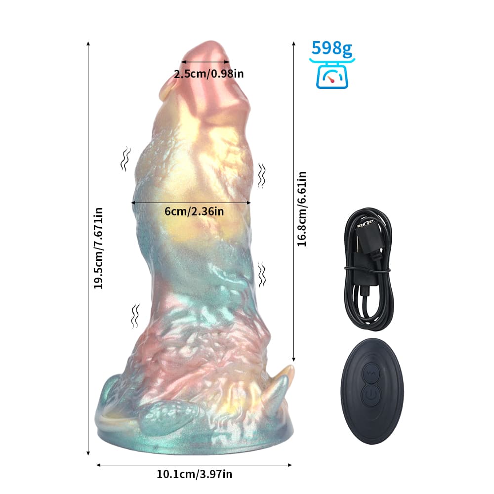 Leo Rainbow Electric Dildo