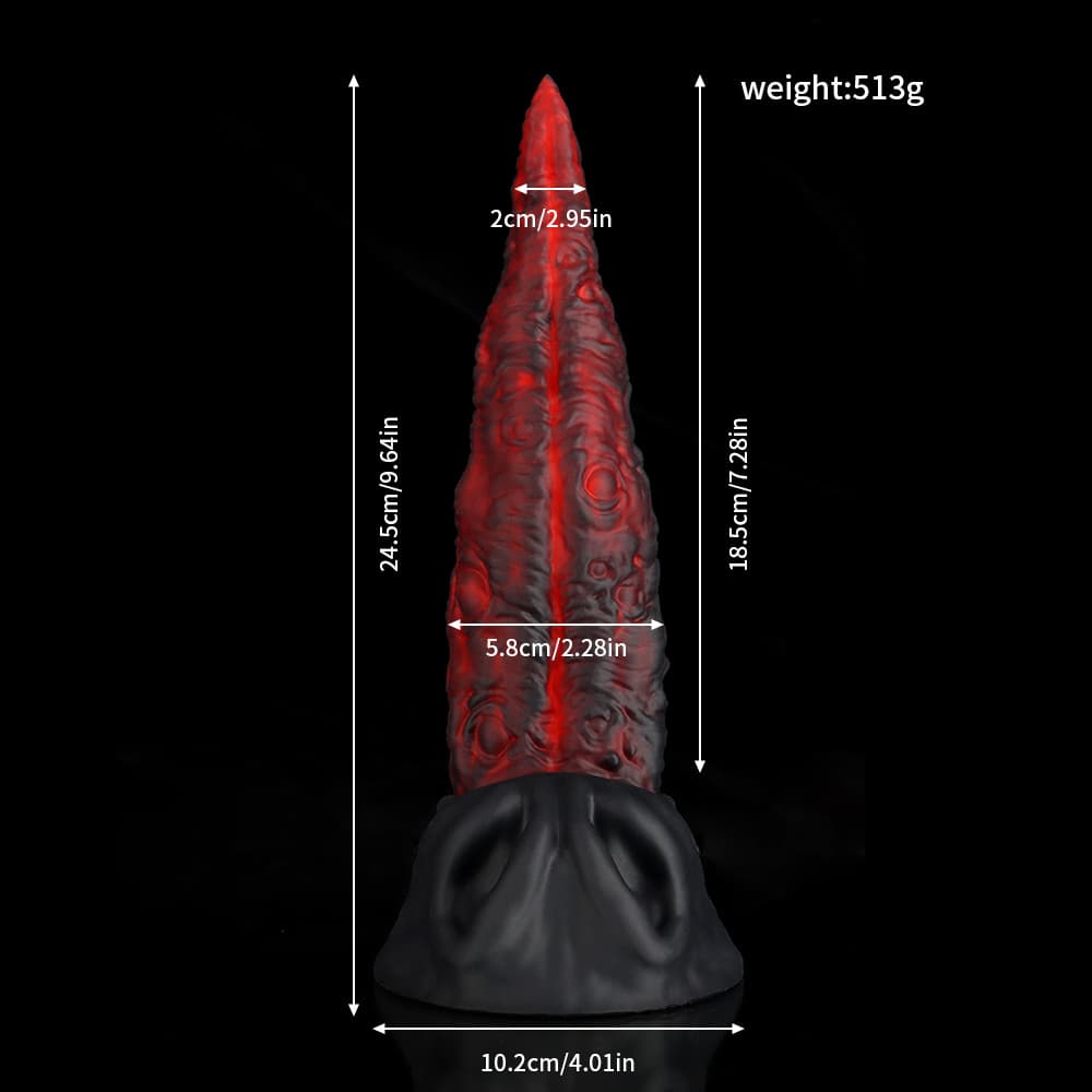 Ghost Tongue Crimson Fantasy Dildo