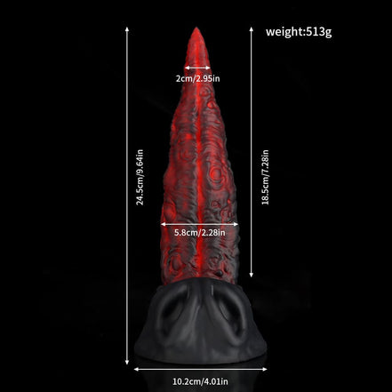 Ghost Tongue Crimson Fantasy Dildo