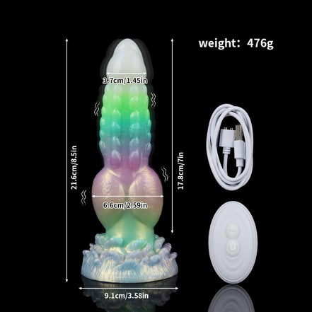 Wild Dog Luminous Electric Dildo
