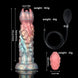 Edwiin Colorful Inflatable Ovipositor Dildo（4 Eggs）