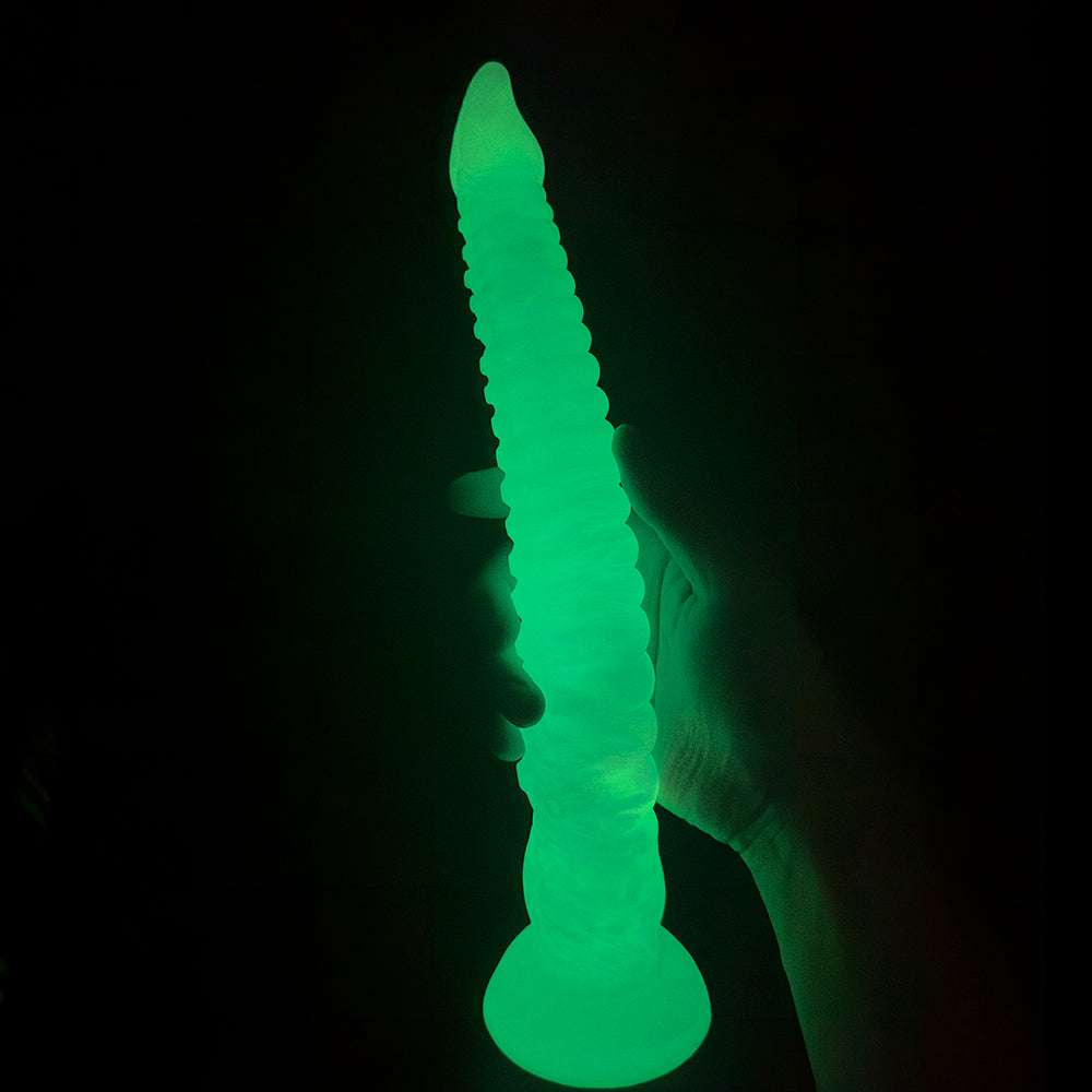 Octopus Gradient Blue  Purple Tentacle Dildo Anal Plug - Glow-In-The-Dark Dildo