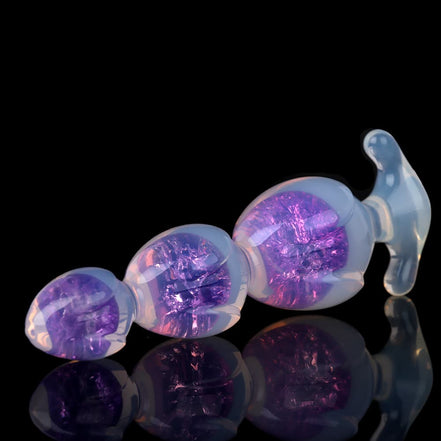 Ear Three Crystal Butter Plug
