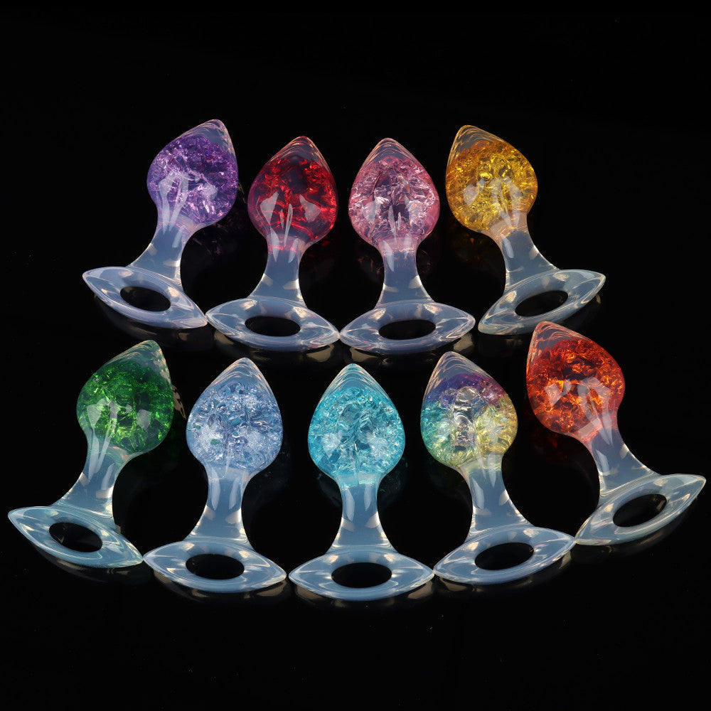 Heart Crystal Butter Plugs