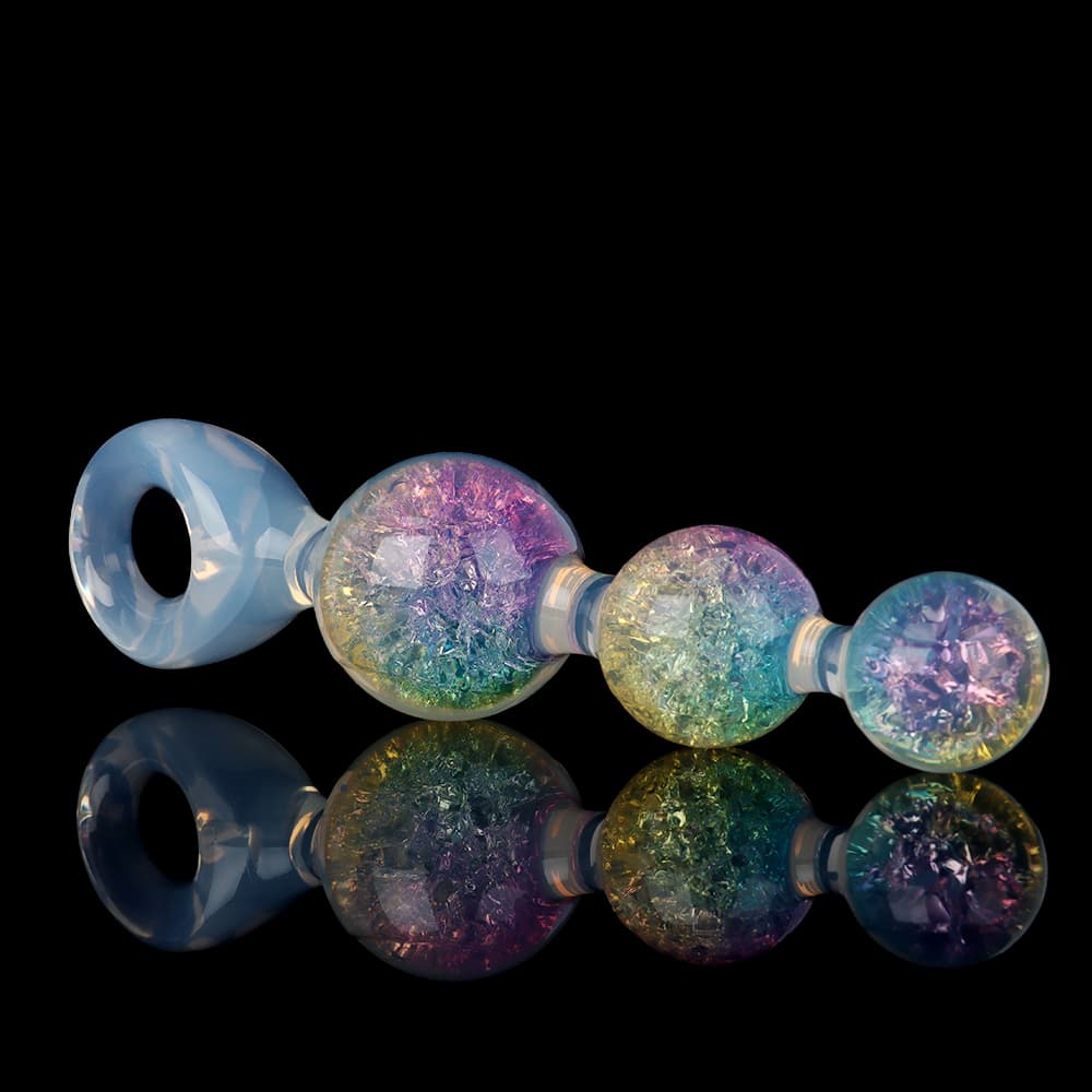 Crystal Butter Plug - 3 balls (2.5cm, 4cm, 5cm)