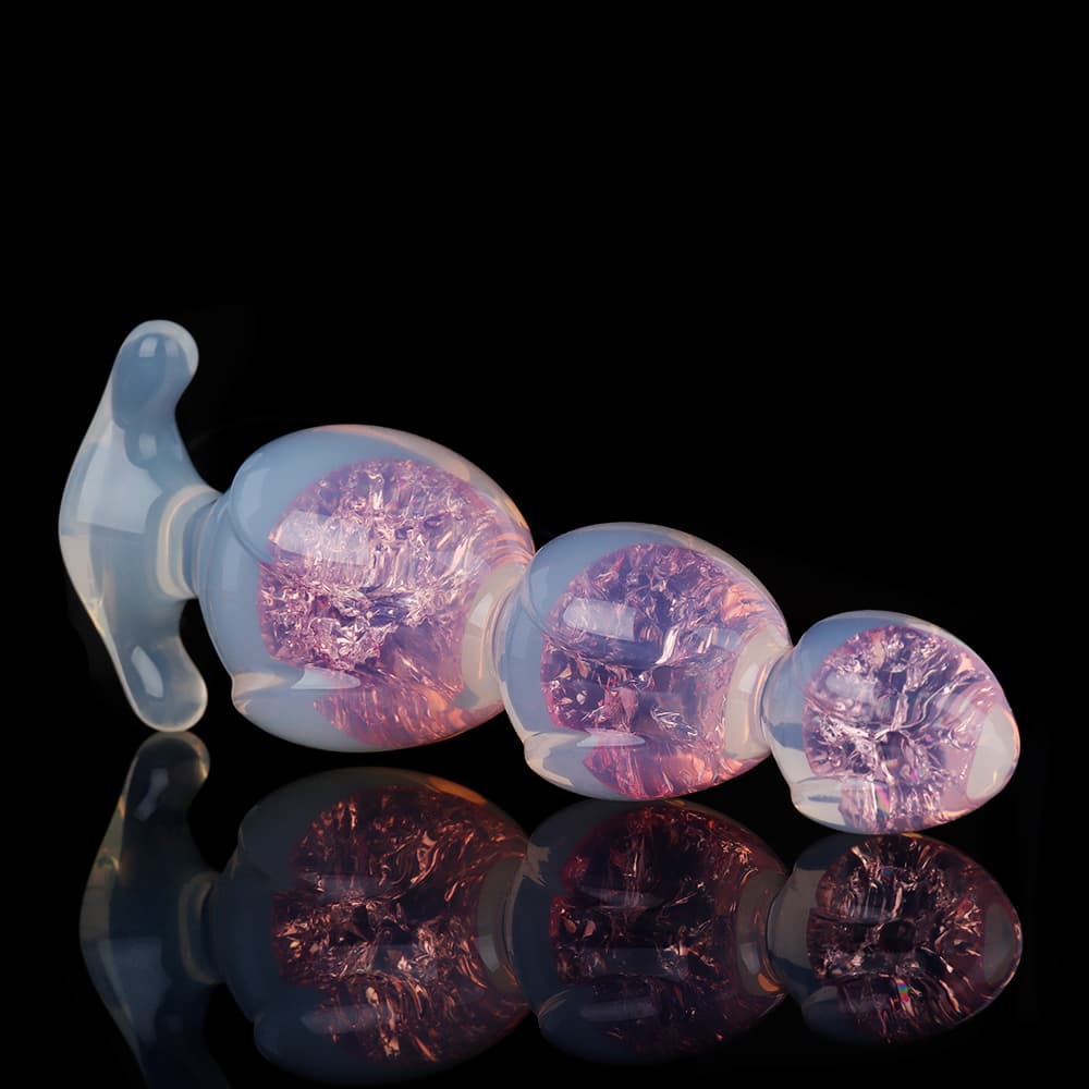 Ear Three Crystal Butter Plug