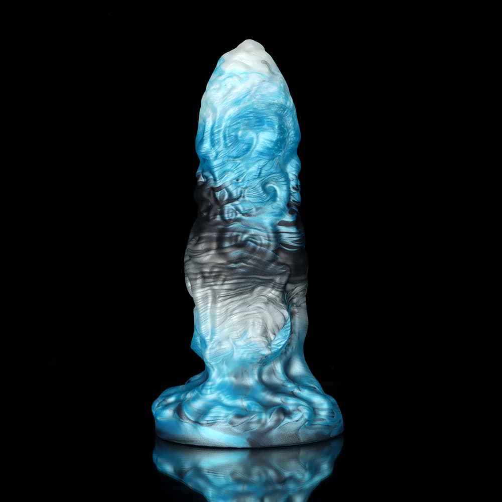 Aries Blue Black Zodiac Dildo