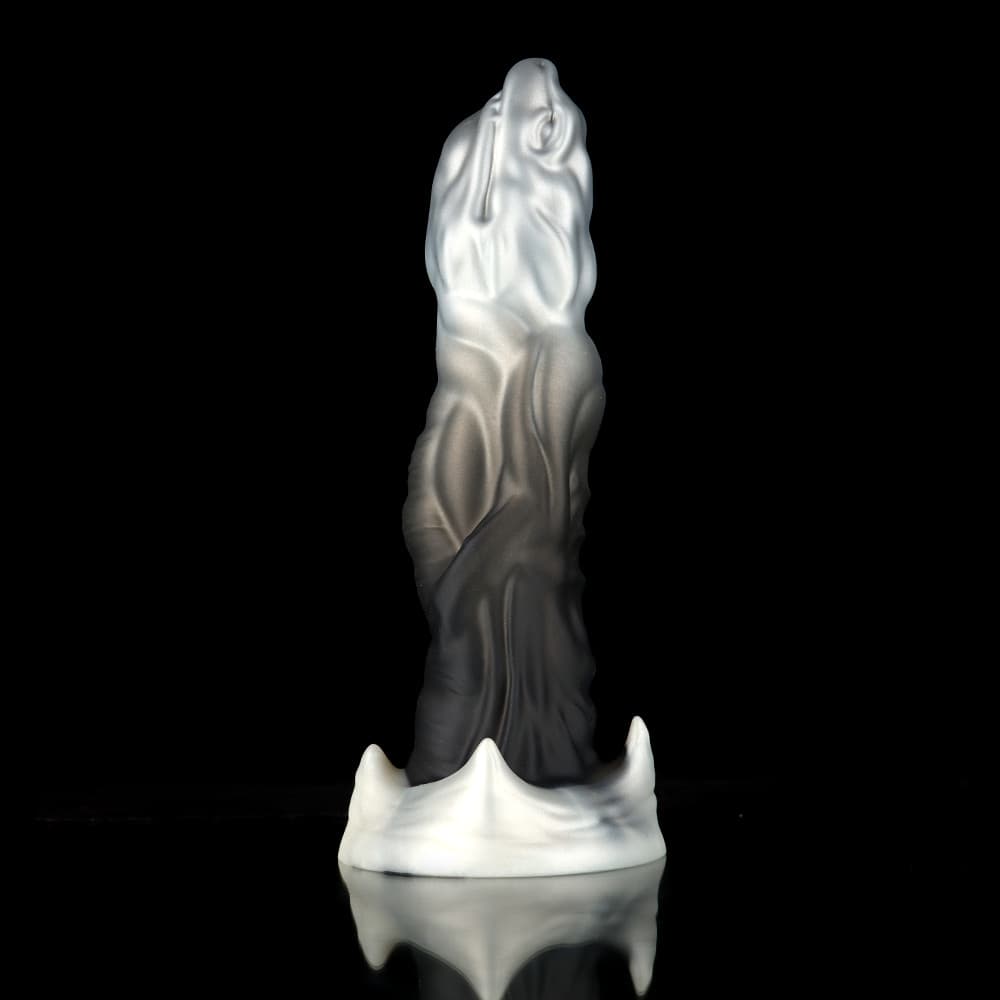 Crocodile Black White Alien Dildo - Animal Dildo- Monster Dildo