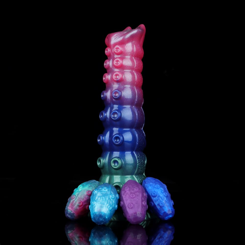 ADAIR Inflatable Ovipositor Dildo （4 Eggs）