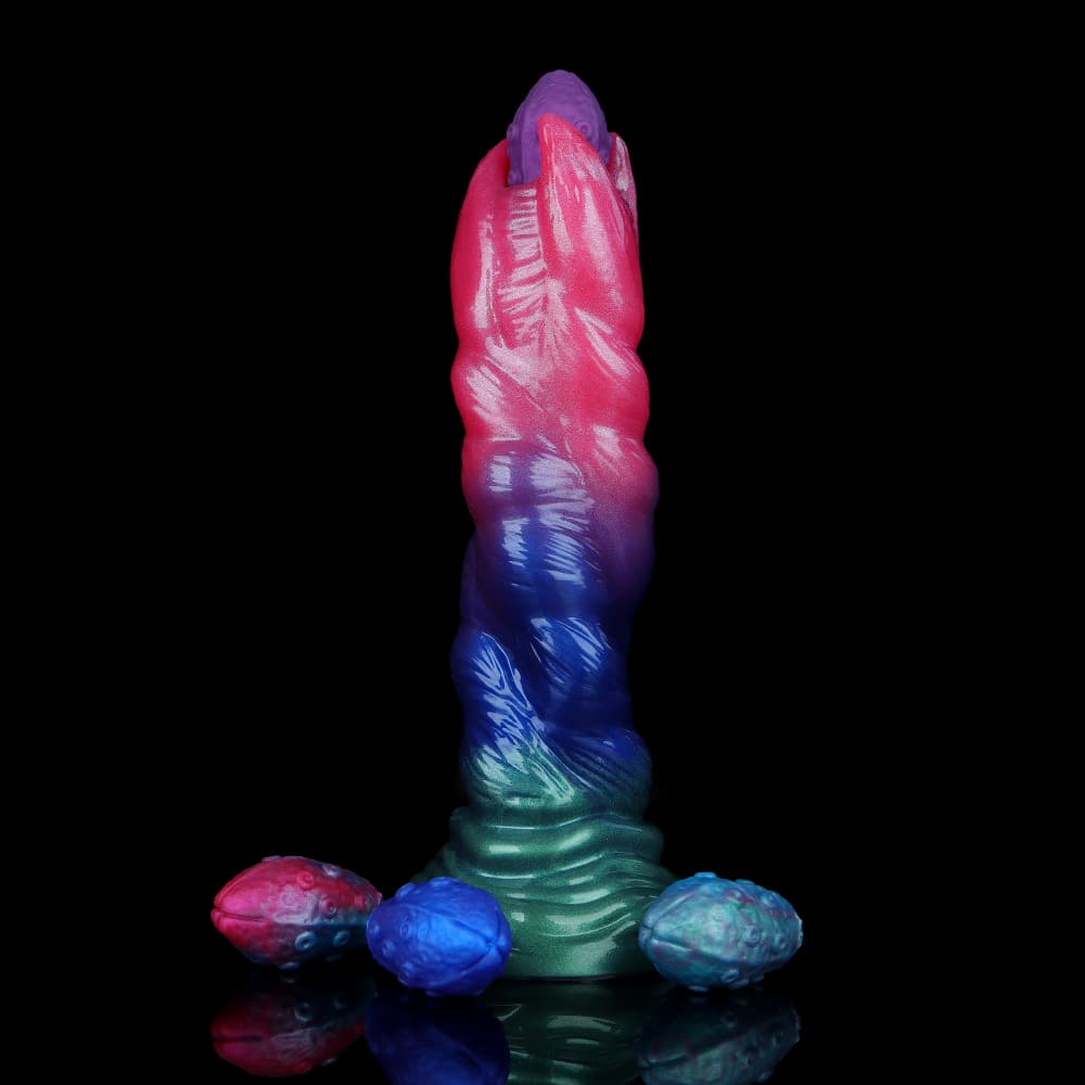 Darcy Inflatable Ovipositor Dildo（4 Eggs）