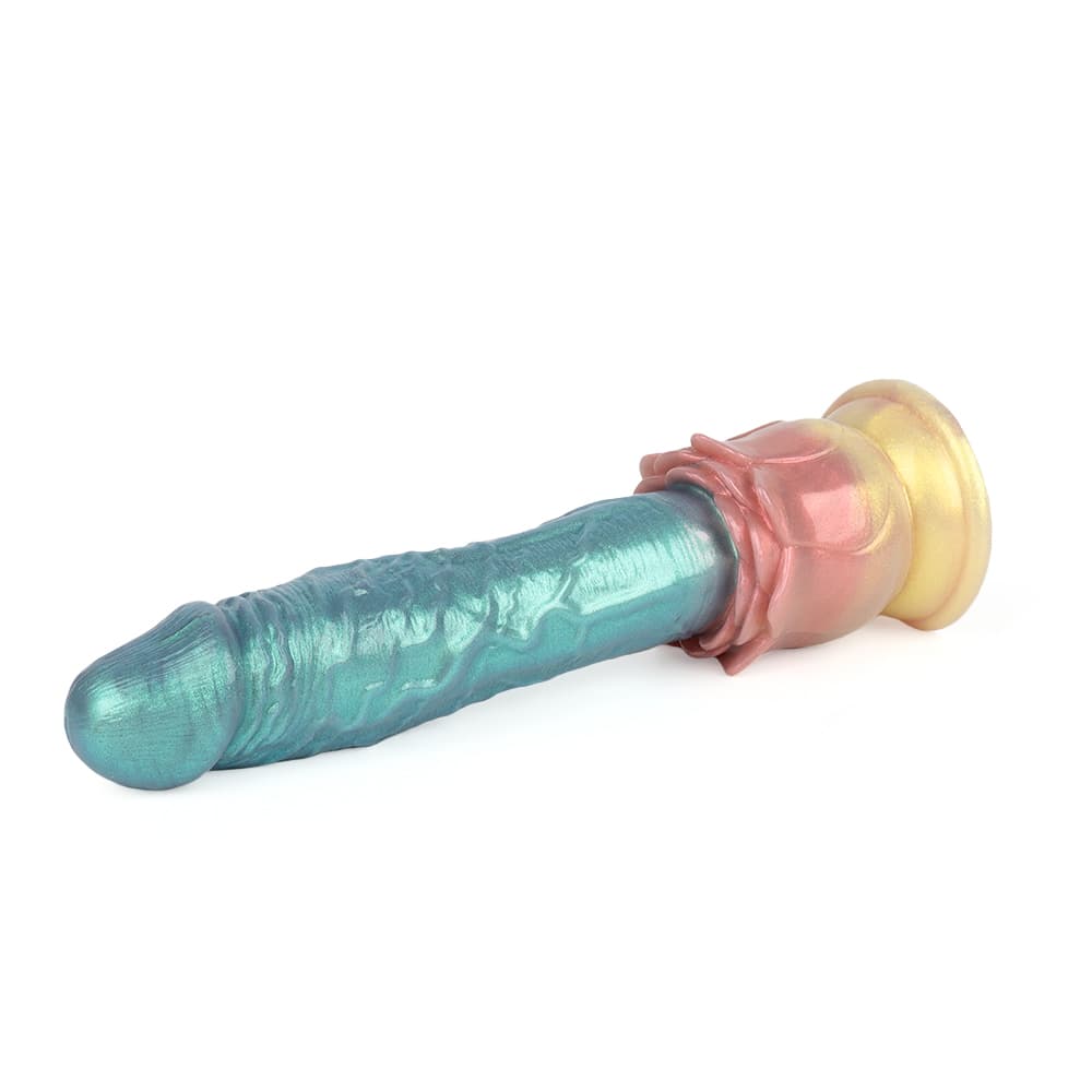 Rose Warrior Rainbow Thrusting Electric Dildo