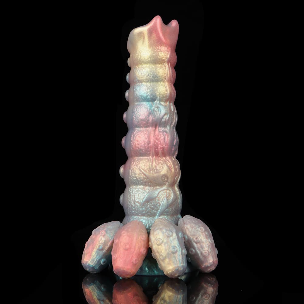 ADAIR  Colorful Inflatable Ovipositor Dildo （4 Eggs）