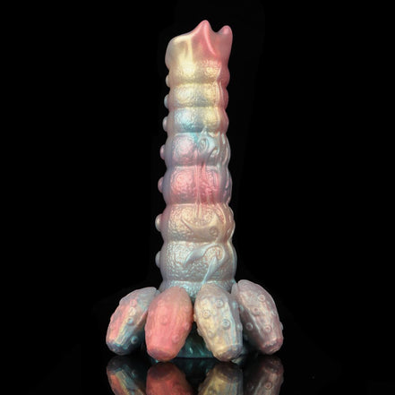 ADAIR  Colorful Inflatable Ovipositor Dildo （4 Eggs）