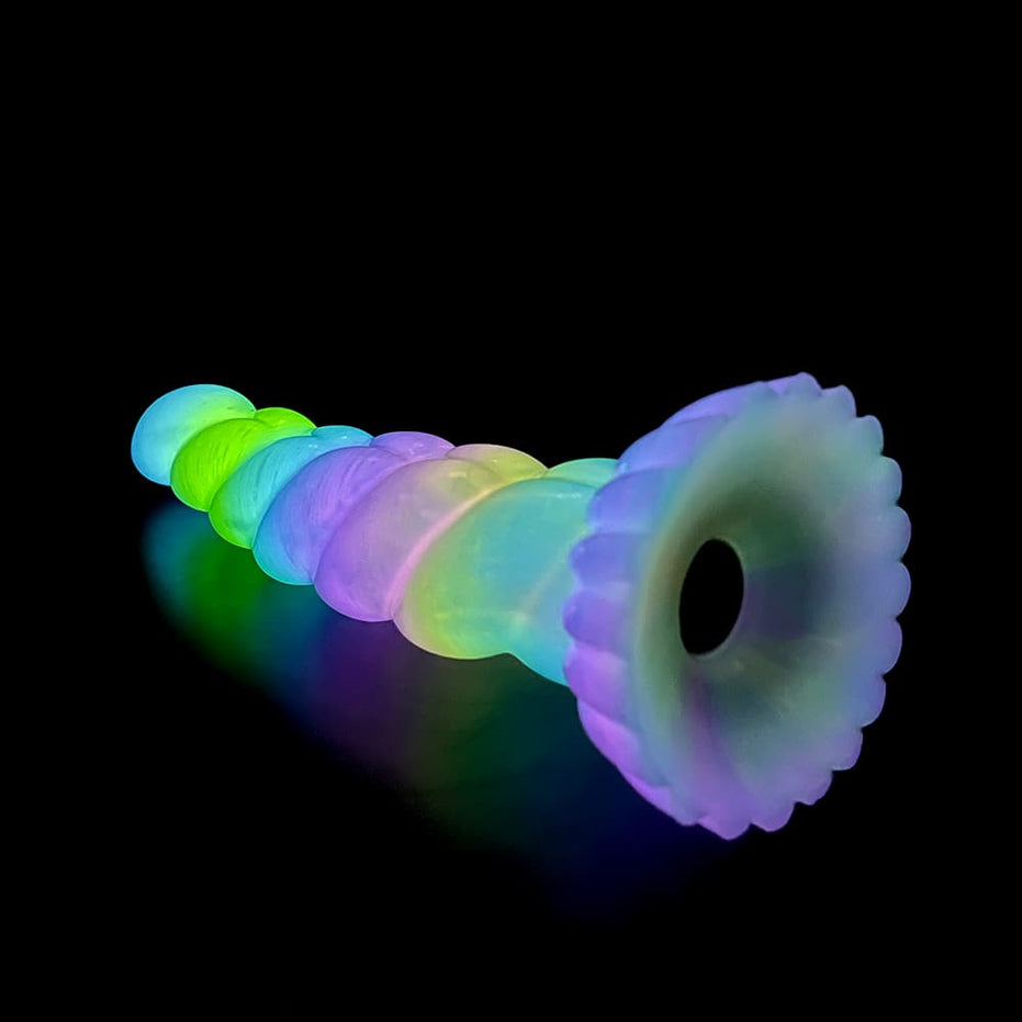 Twisted Luminous Electric Dildo
