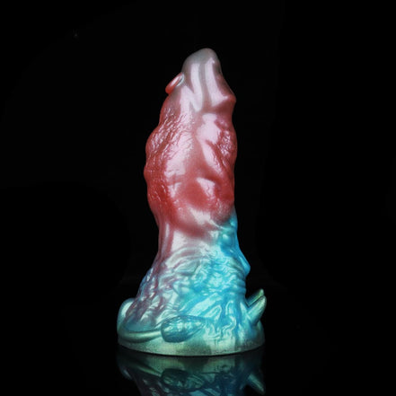 Leo Red Yellow Green Electric Vibrating Dildo