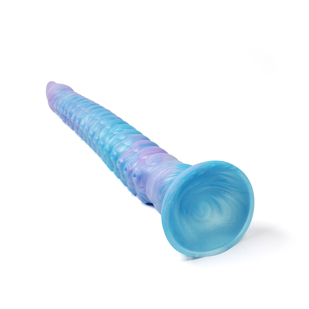 Octopus Gradient Blue  Purple Tentacle Dildo Anal Plug - Glow-In-The-Dark Dildo