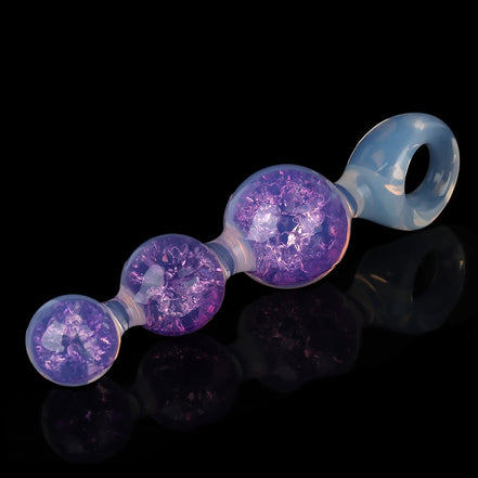 Crystal Butter Plug - 3 balls (2.5cm, 4cm, 5cm)