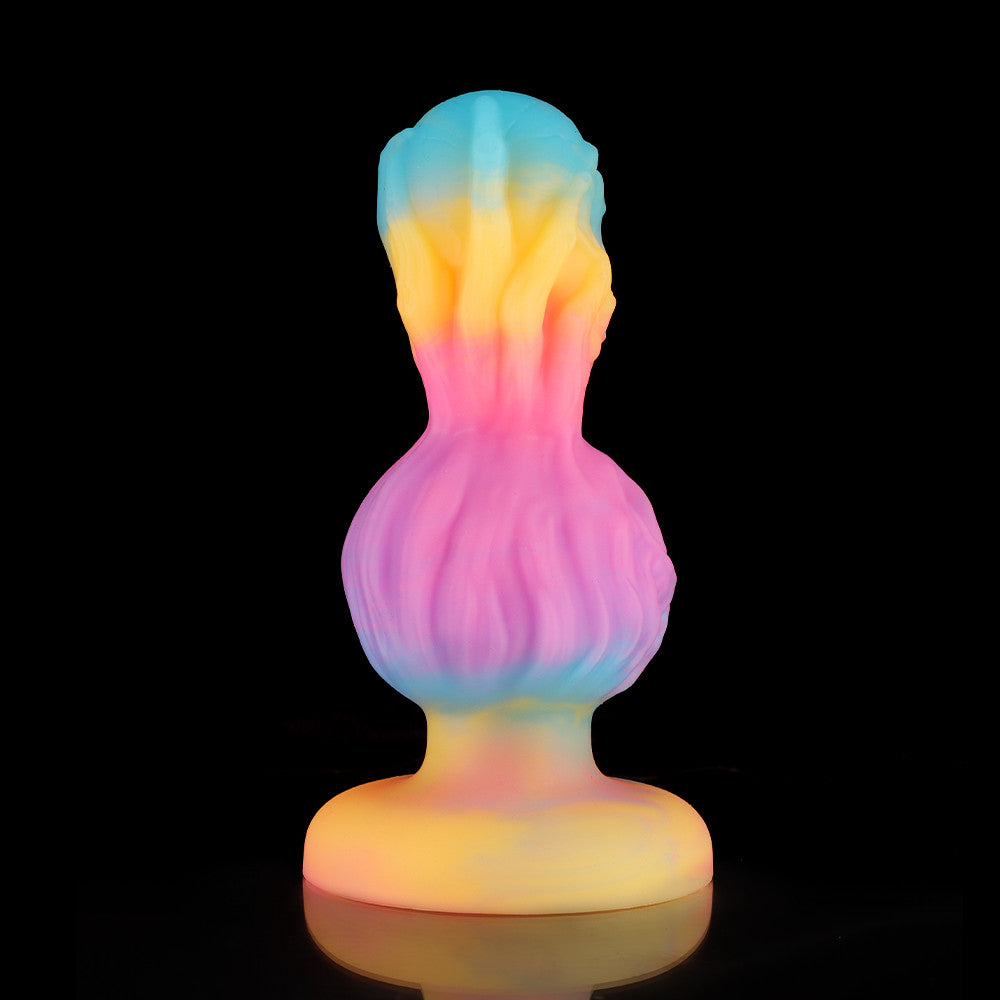 Talon Skull Blue Yellow Purple Butter Plug