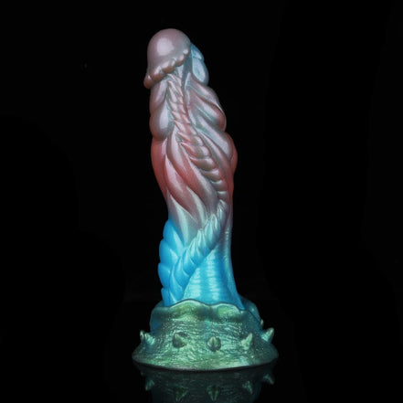 Alien Red Blue Green Electric Vibrating Dildo