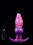 Boat Anchor Powder Purple Inflatable Dildo（From 6.5 cm）
