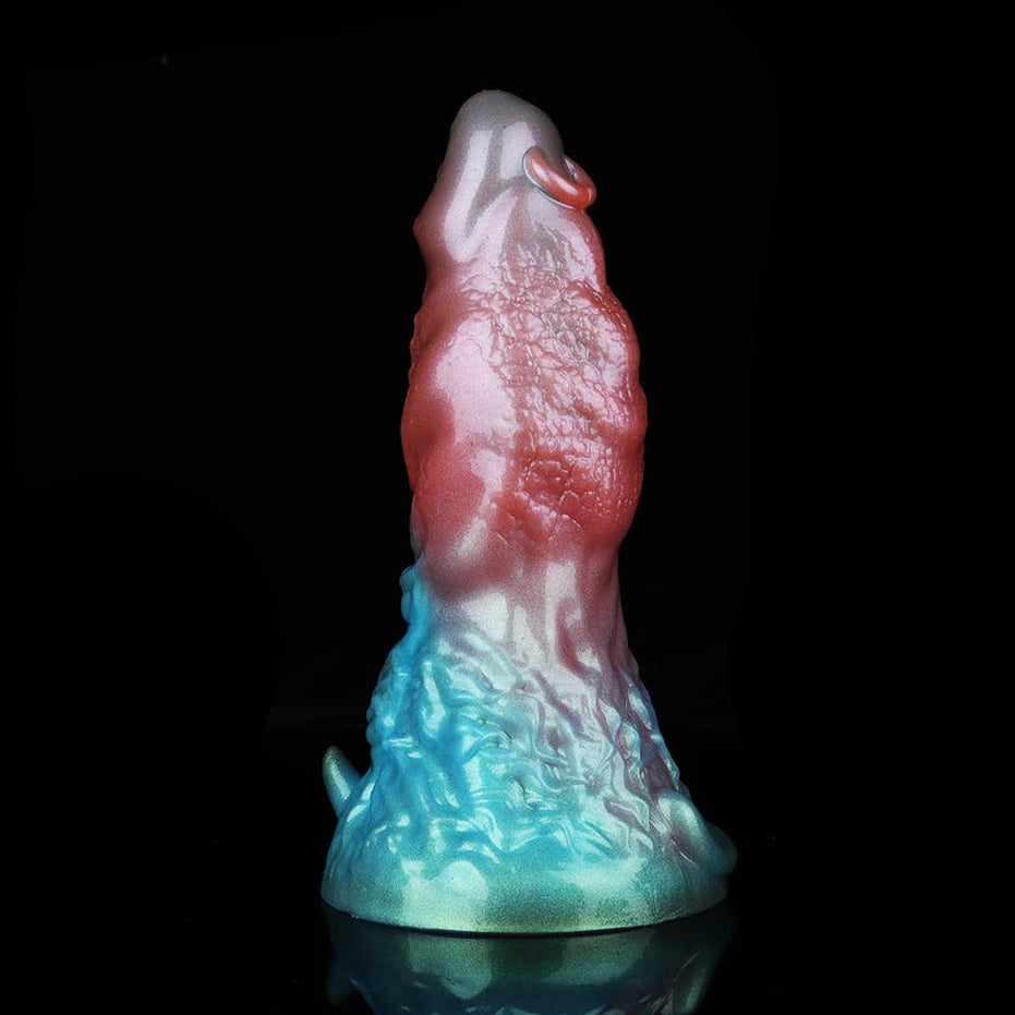 Leo Red Yellow Green Electric Vibrating Dildo