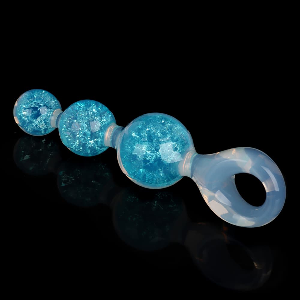 Crystal Butter Plug - 3 balls (2.5cm, 4cm, 5cm)