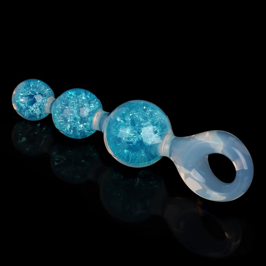 Crystal Butter Plug - 3 balls (2.5cm, 4cm, 5cm)