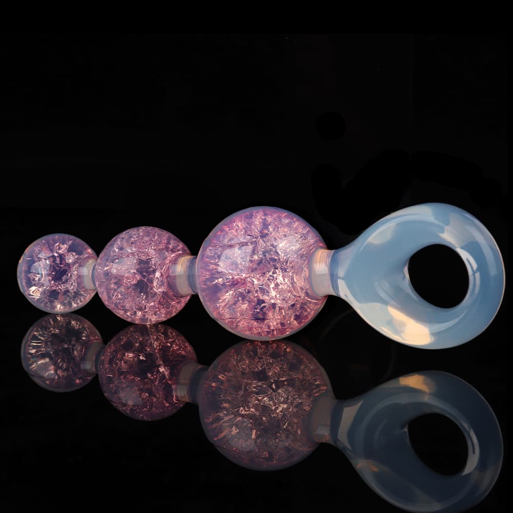 Crystal Butter Plug - 3 balls (2.5cm, 4cm, 5cm)