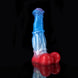White Colt Blue Red  Fantasy Dildo-Knot Dildo