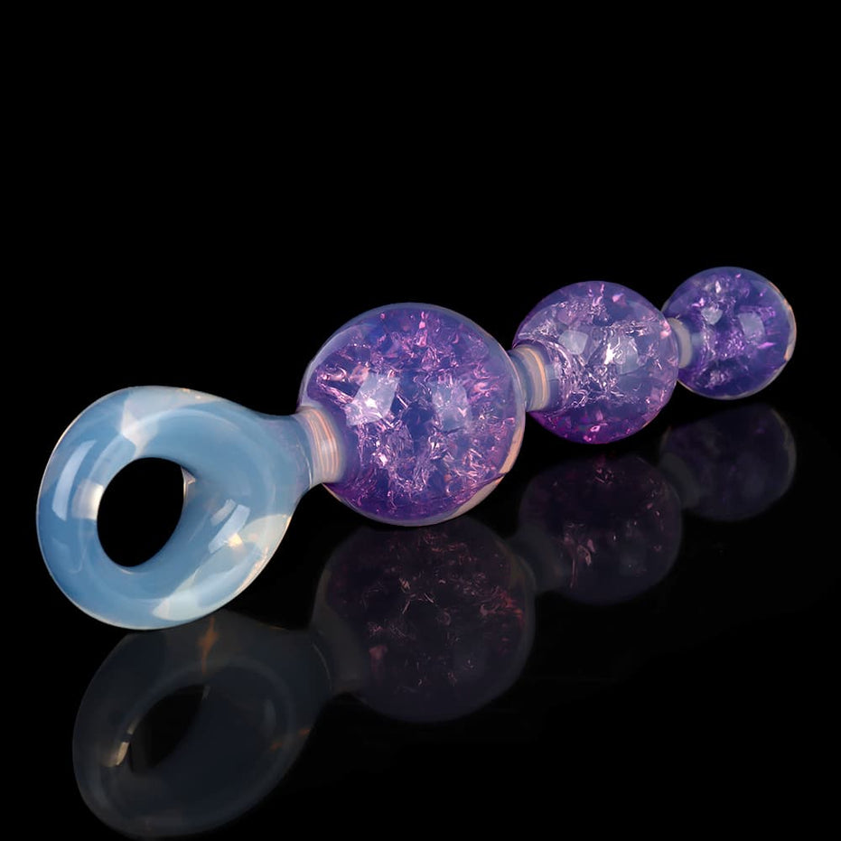 Crystal Butter Plug - 3 balls (2.5cm, 4cm, 5cm)