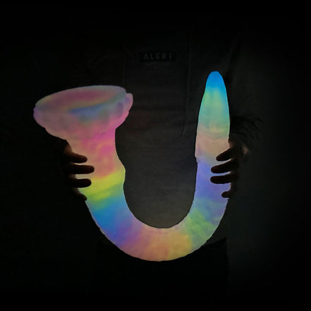 Octopus Blue Yellow Purple Tentacle Dildo