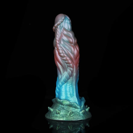 Alien Red Blue Green Electric Vibrating Dildo